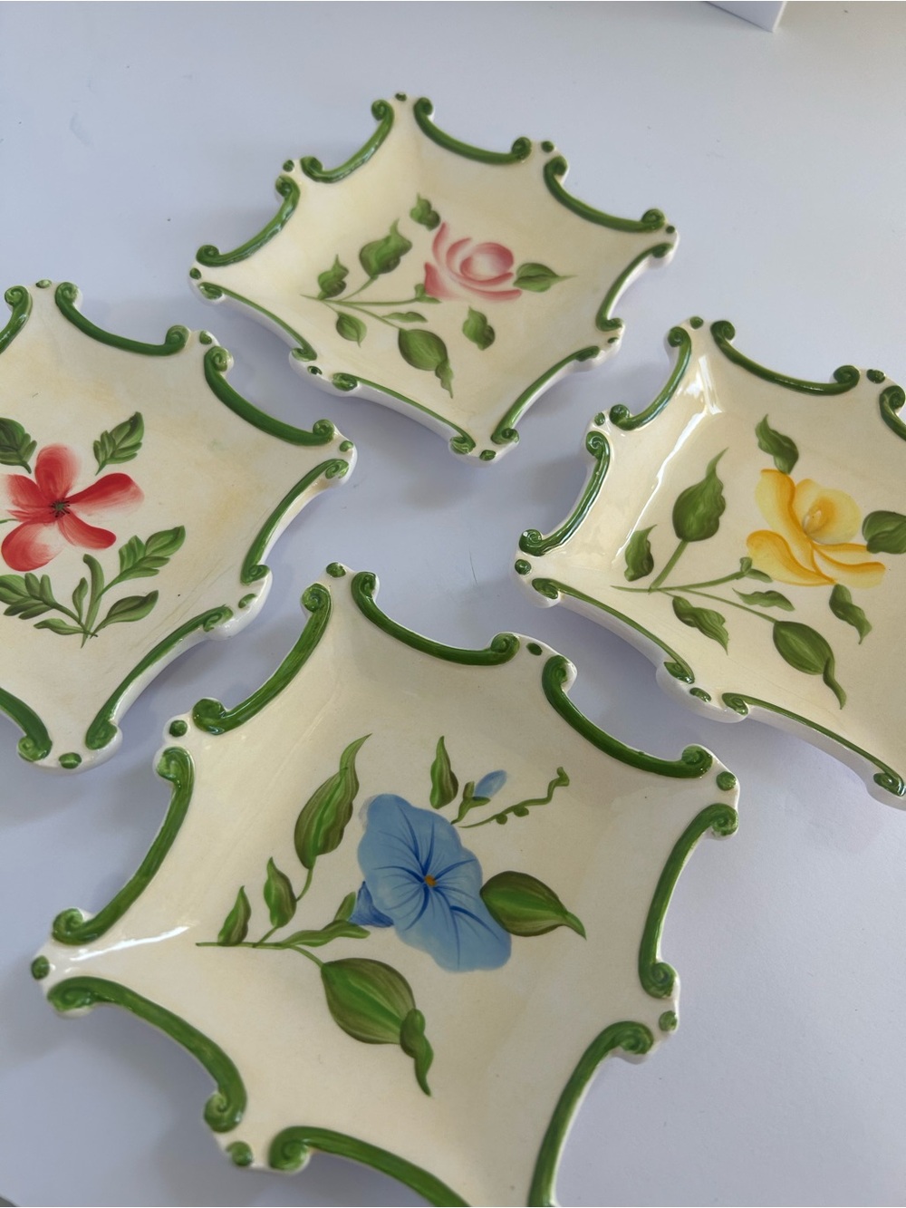 Sweet Vintage Floral Coaster Set